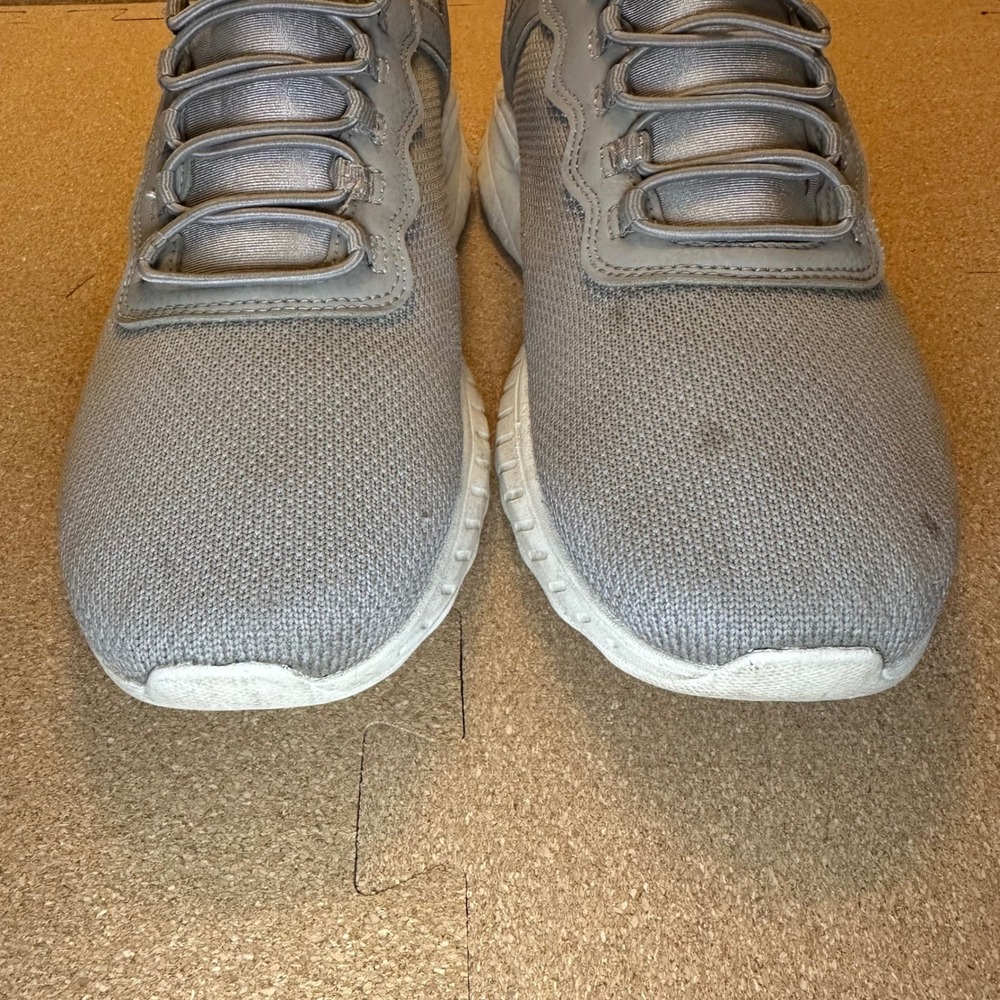 Skechers Bobs Sport Squad‎ Chaos Slip-Ins Taupe Grey Sneakers 117500 Womens 10 - Picture 4 of 11